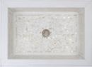 Linkasink White Marble 21X15X6 White Marble FLORAL Pearl Lavatory SINK 