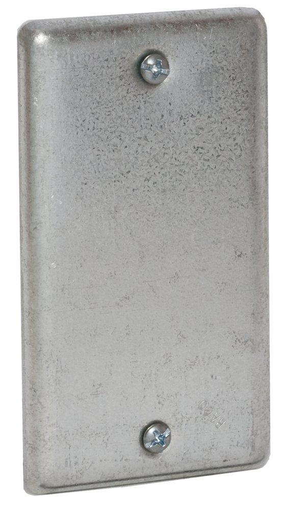 RACO Silver Steel Handy Box Cover 