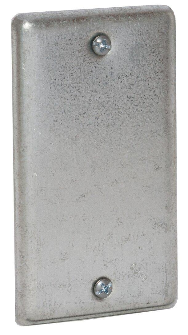 RACO Silver Steel Handy Box Cover 