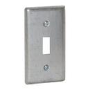 RACO Silver 1 gal Metal Handy Box Switch Cover 