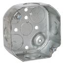 RACO Silver 1-1/2 x 1/2 - 3/4 in. Deep Octagon Box Knockout 