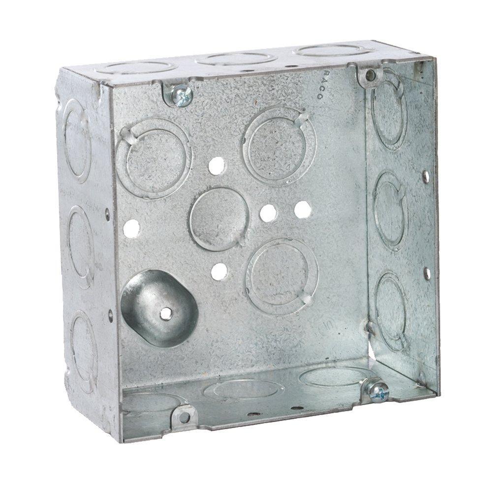 RACO Silver 2-1/8 in. Square Box 