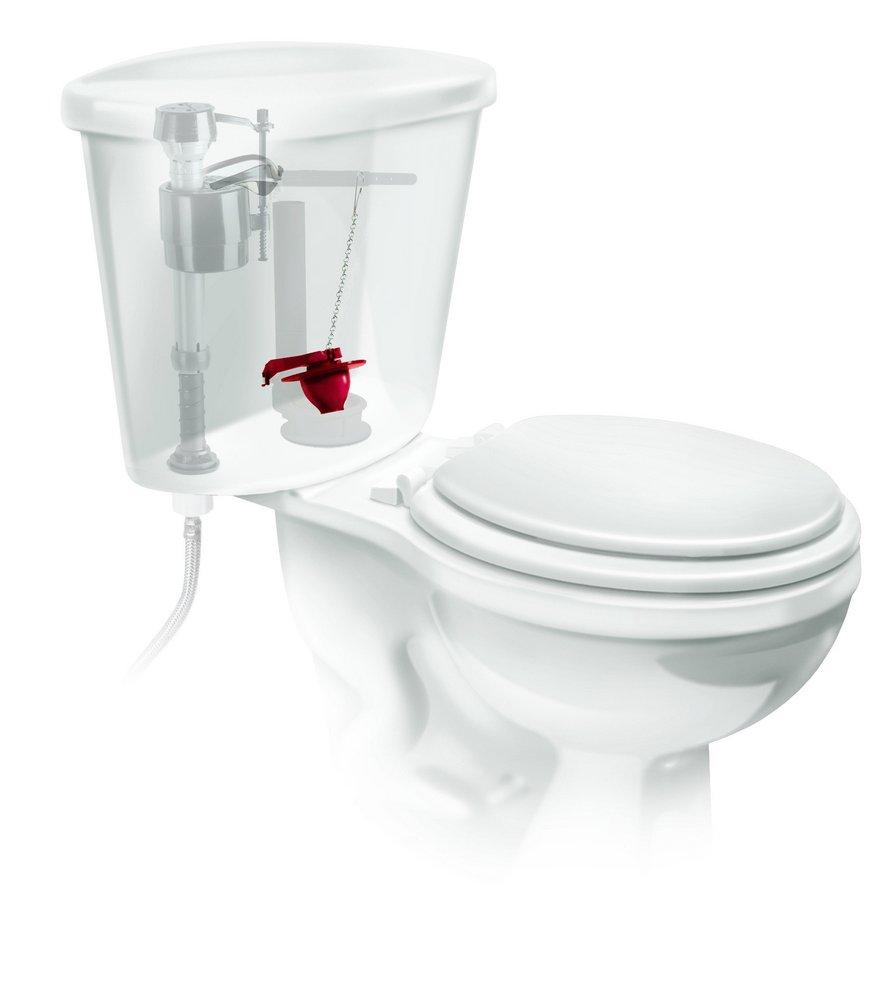 Fluidmaster Red Adjustable Solid Frame Flapper 