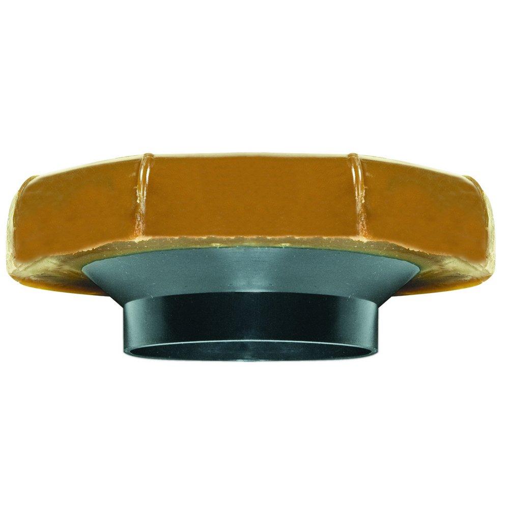 Fluidmaster Tan Reinforced Toilet Bowl Wax Ring with Flange (Less Bolts) 