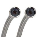 72 in. Braided Washing Machine Connection Hose with 3/4 in. Fitting in Stainless Steel