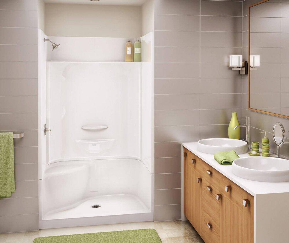 Aker by MAAX *CVR* SPS 3448 SHWR BSE LEF REG WHI 