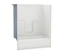 Aker by MAAX White 60 x 31-1/2 in. Tub & Shower Unit in White 