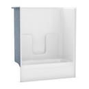 60 x 31-1/2 in. Tub & Shower Unit with Left Drain in Biscuit