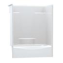 59-7/8 in. x 35-7/8 in. Tub & Shower Unit in White with Right Drain