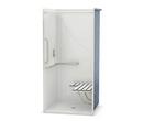 38-3/4 x 39 x 78-3/4 in. Alcove Shower Unit in White