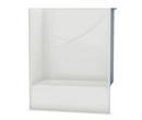Aker by MAAX White 59-3/4 x 34 in. Tub & Shower Unit in White 