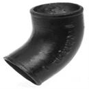 Black No Hub 60 Degree Cast Iron 1/6 Bend 