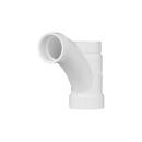 White PVC DWV Combination Wye 