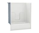 60 in. x 31-1/2 in. Tub & Shower Unit in White with Right Drain