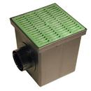 9 x 10 in. Basin Kit with Grate in Green