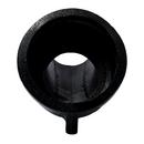 Black Hub x Spigot Service Cast Iron 1/8 Bend 