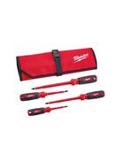 4-Piece Insulated Screwdriver Set with Pouch