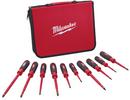 Milwaukee&reg; Silver Manual 10 Piece Screwdriver 