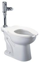 1.1 gpf Elongated Floor Mount Bowl Toilet in White
