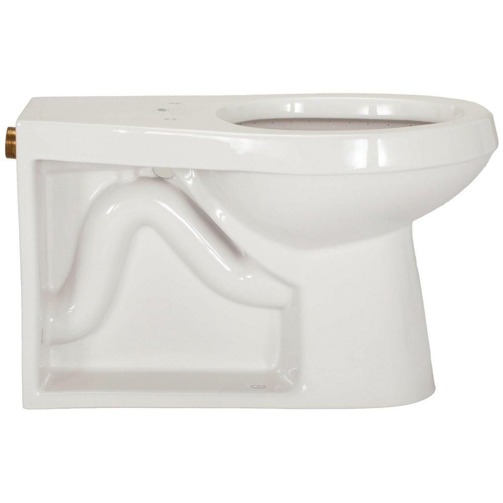 Zurn White Elongated Toilet Bowl 