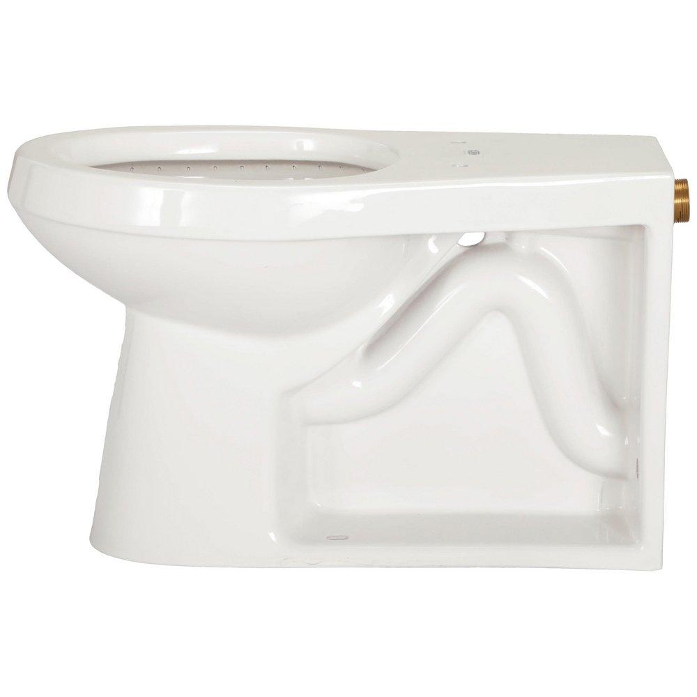 Zurn White Elongated Toilet Bowl 