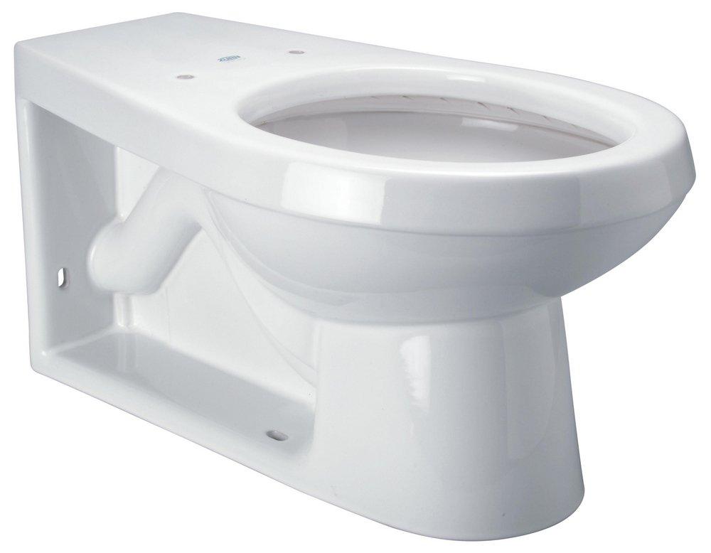 Zurn White Elongated Toilet Bowl 