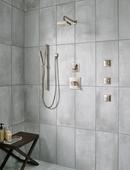 Delta Faucet Brilliance Stainless Tub and Shower Diverter Valve with Single Lever Handle 
