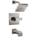 Delta Faucet Brilliance&reg; Stainless Single Handle Single Function Bathtub & Shower Faucet (Trim Only) 