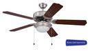 52 in. 5-Blade Ceiling Fan Compact Fluorescent in Brushed Polished Nickel
