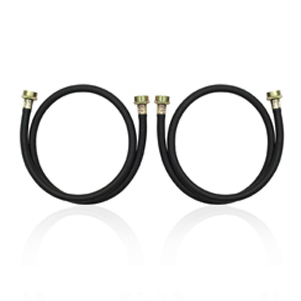 Whirlpool Black 4 ft. Rubber Hose 