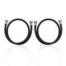 Whirlpool Black 4 ft. Rubber Hose 