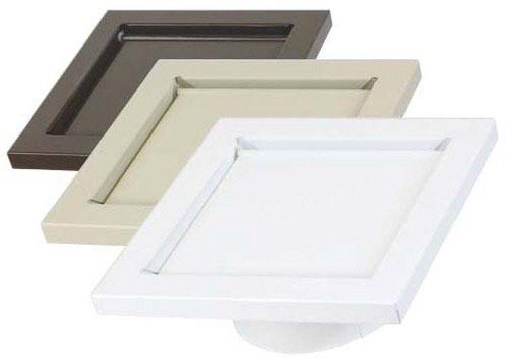 InOvate Technologies White 4 in. Galvanized Steel and Plastic Dryer Vent 