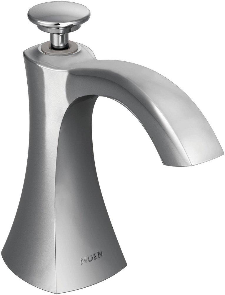 Moen Polished Chrome 5-3/10 in. 18 oz Kitchen Soap Dispenser 