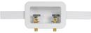 Oatey&reg; White Plain Outlet Box 