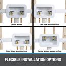 Oatey&reg; White 10-3/10 x 6-19/50 x 3-3/100 in. Washing Machine Supply Box 