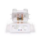 Oatey&reg; White Washing Machine Supply Box 