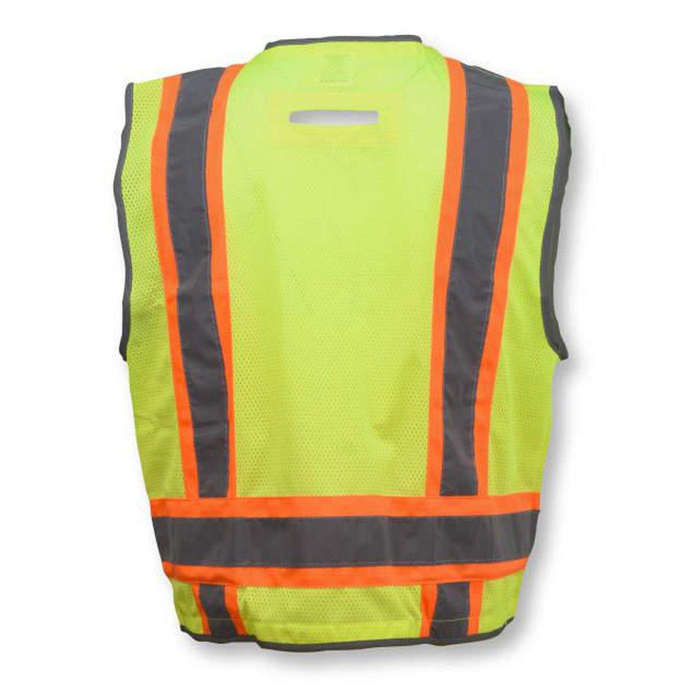 Radians Hi-Viz Green MESH Safety VEST Green Size Quadruple Extra Large 