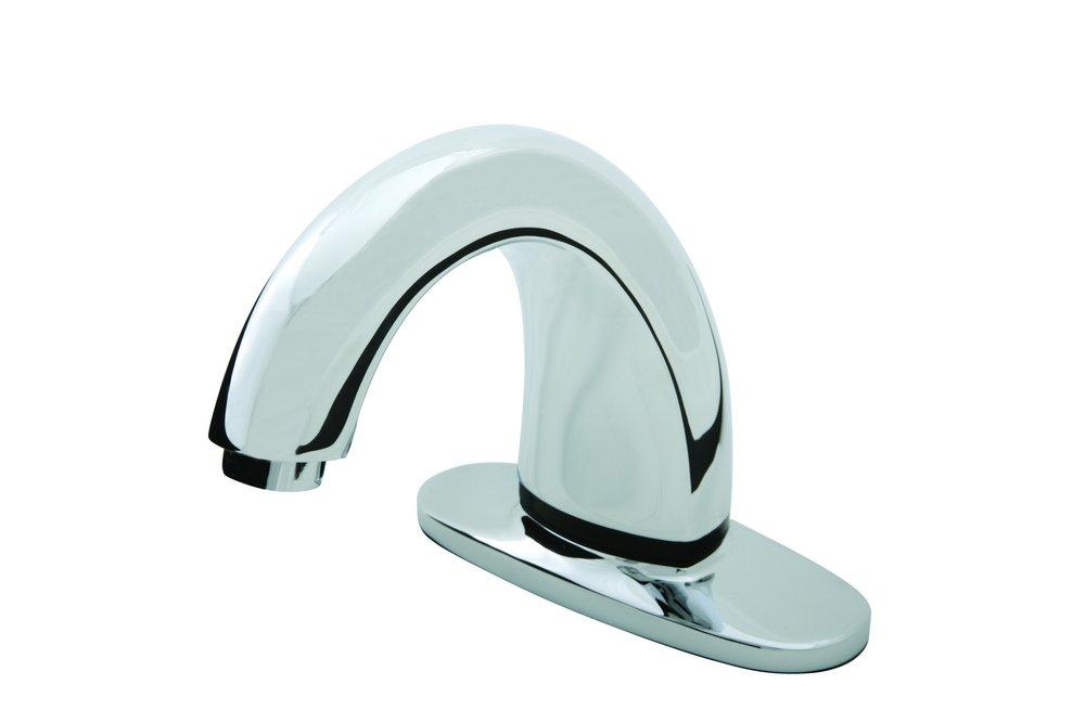 Rubbermaid Polished Chrome No Handle Deck Mount Service Faucet 