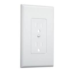 1-Gang Duplex Wall Plate in White