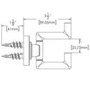 Speakman Polished Chrome Double Robe Hook 