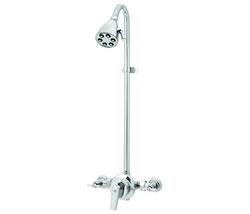 Single Handle Multi Function Shower Faucet in Polished Chrome (Trim Only)