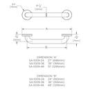 Speakman Polished Chrome NEO 48 ADA G/BAR 