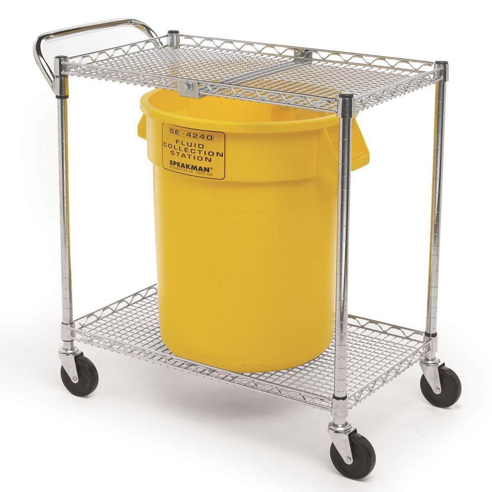 Speakman Blue Portable Eyewash in Blue with Yellow 