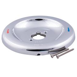 11 in. Metal Shower Escutcheon in Polished Chrome