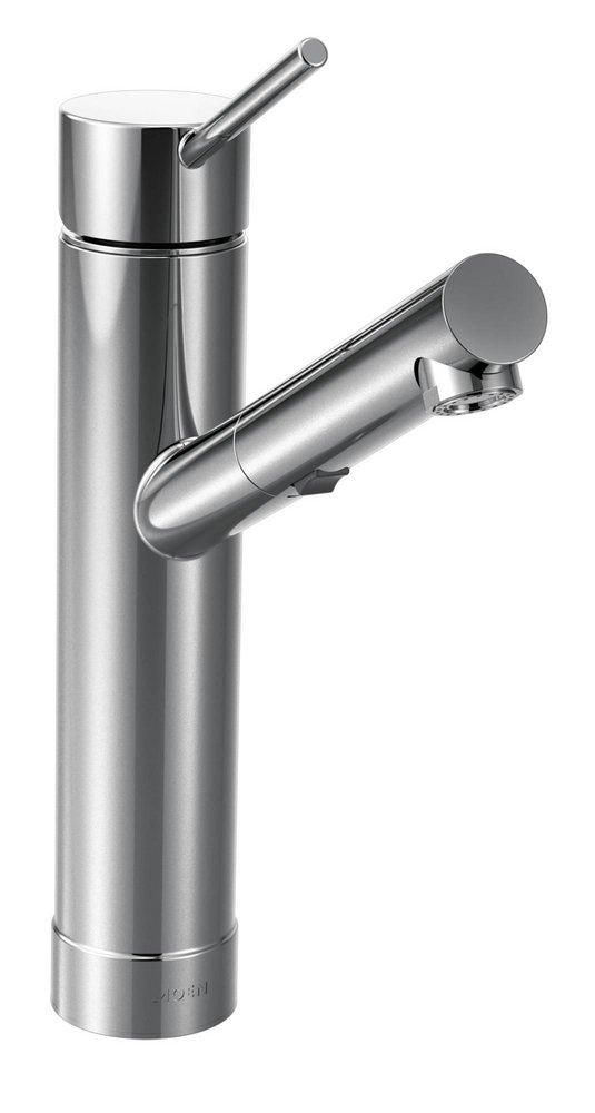 Moen Polished Chrome 1.5 gpm 1-Hole Single Lever Handle Pull-Out Kitchen Faucet 