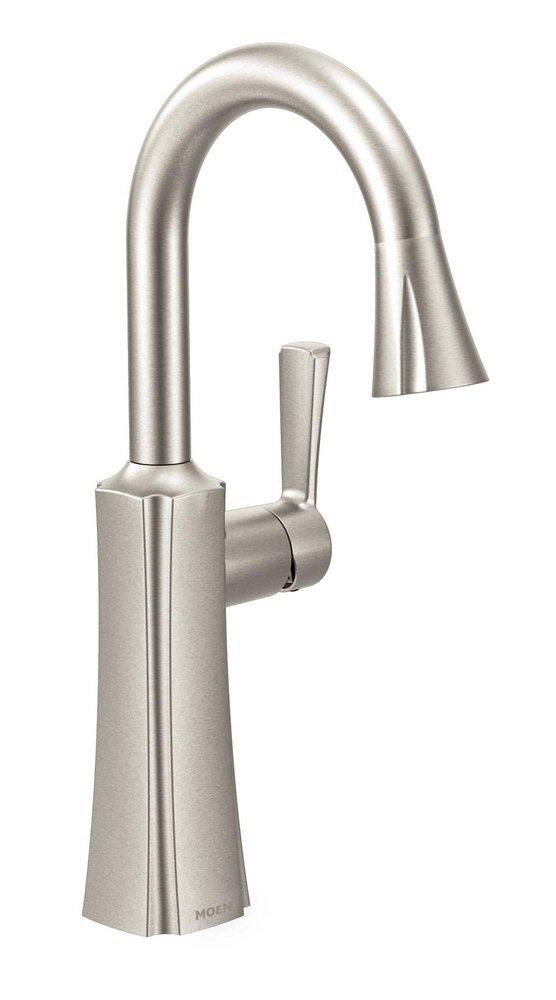 Moen Spot Resist Stainless Single Lever Handle Bar Faucet 