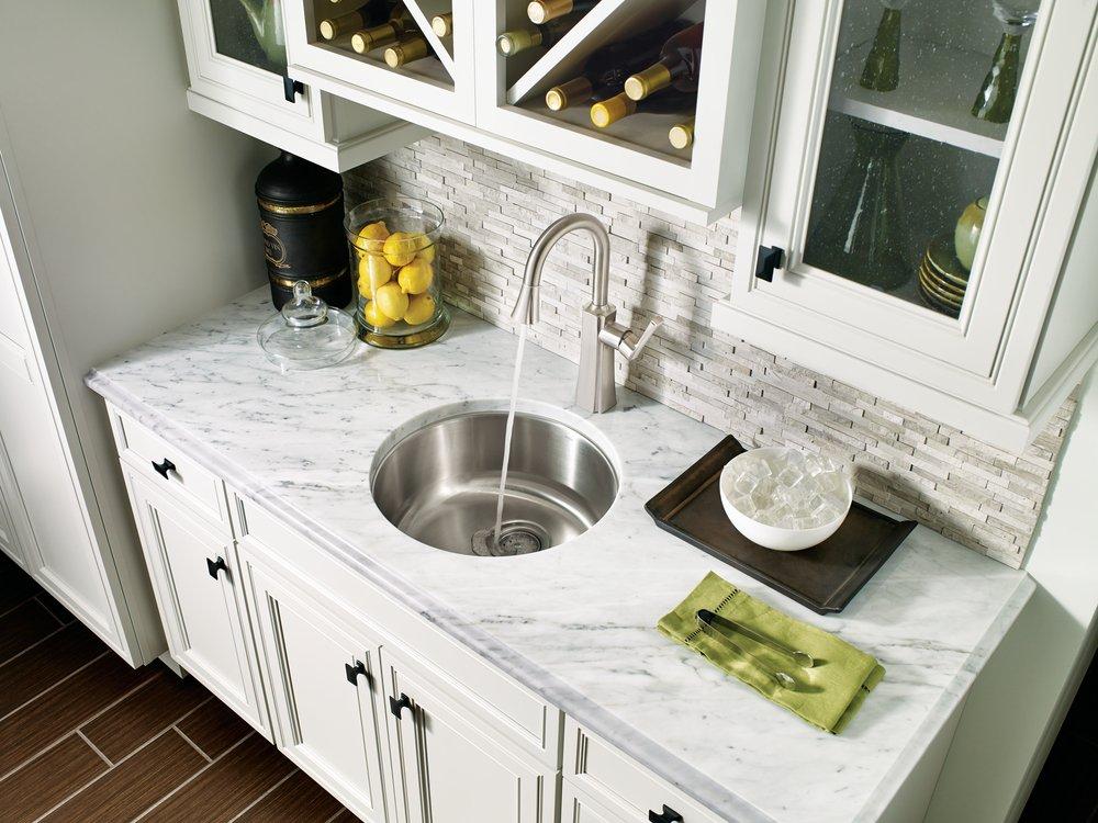 Moen Spot Resist Stainless Single Lever Handle Bar Faucet 