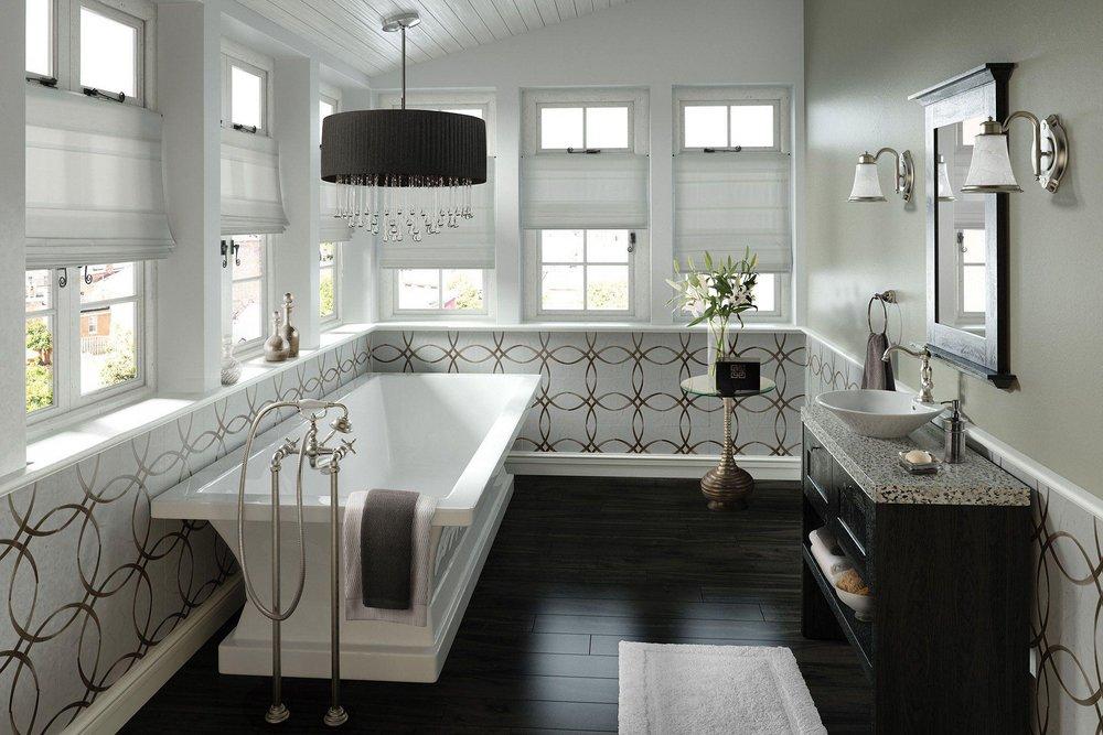 Moen Brushed Nickel Floor Mount Tub Filler Riser Leg 