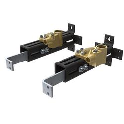 1/2 in. Double Riser Floor Mount Tub Filler Mounting System