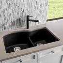 BLANCO Anthracite 32 x 20-7/8 in. No Hole Composite Double Bowl Undermount Kitchen Sink 